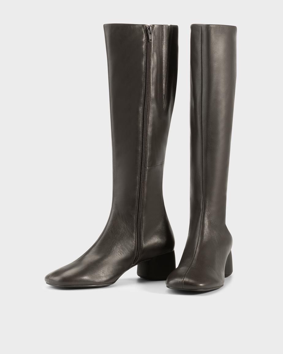 Livia tall boots Brown, Leather