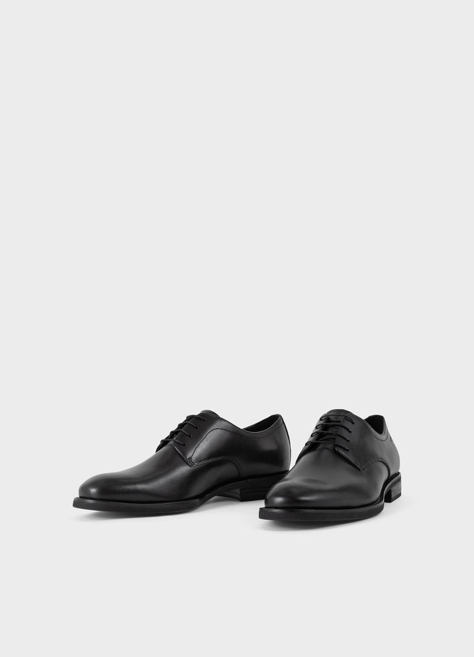 Mario chaussures basses Noir cuir