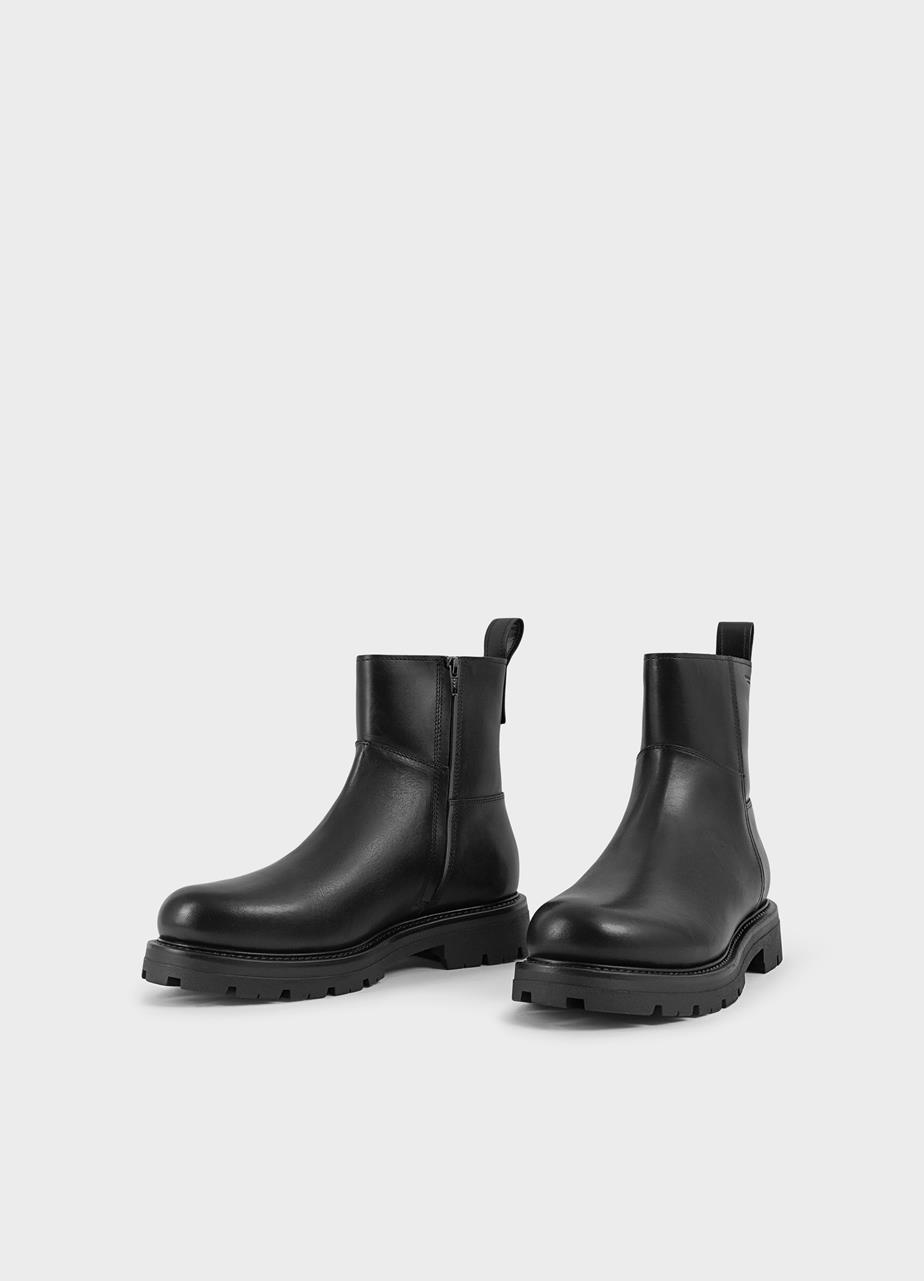 Cameron bottes Noir cuir