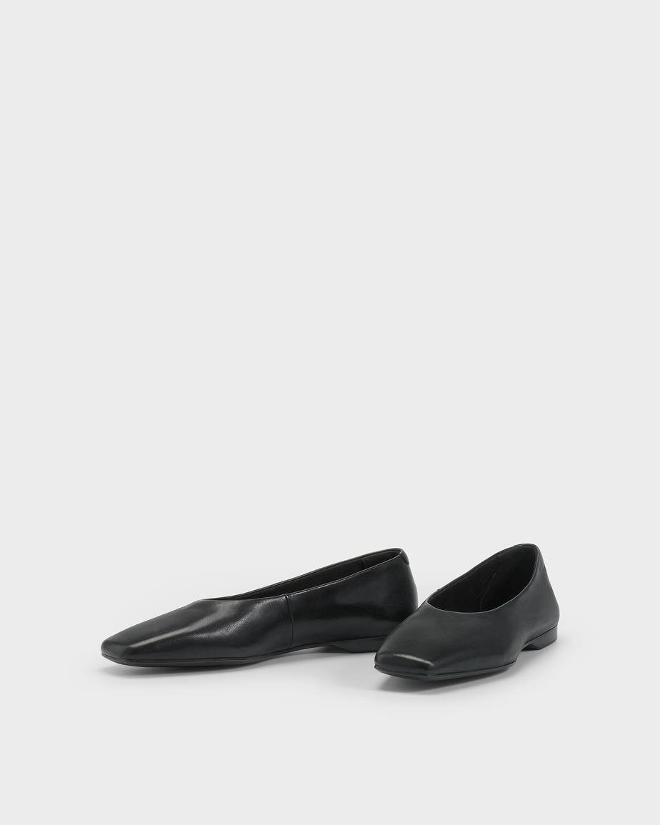 Delia ballet flats Black, Leather