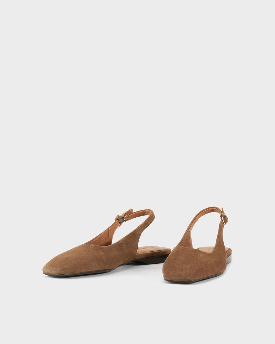 Delia ballet flats Brown, Suede