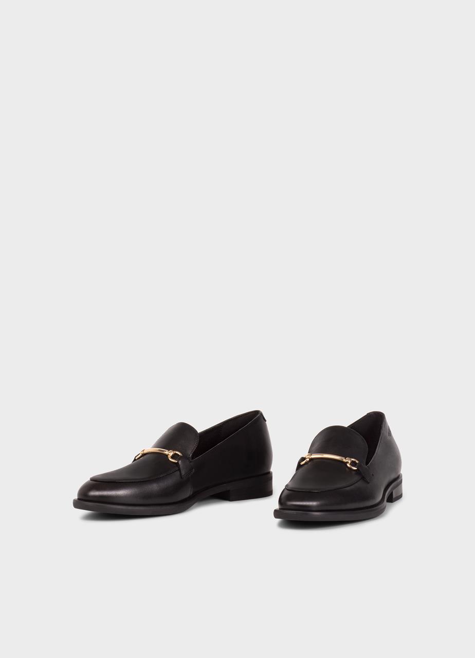 Heidi loafer Schwarzes leder