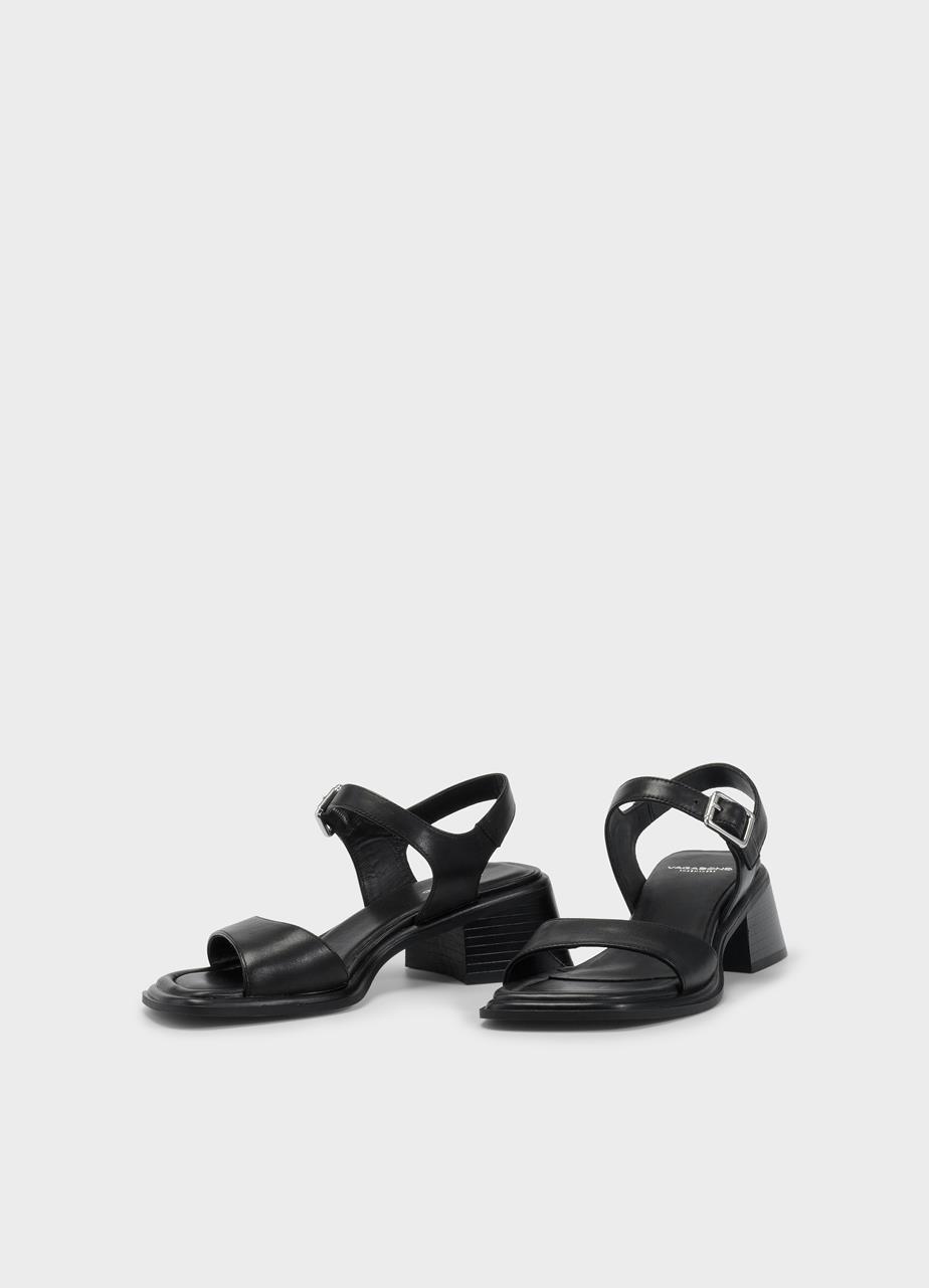 Ines sandals Black leather