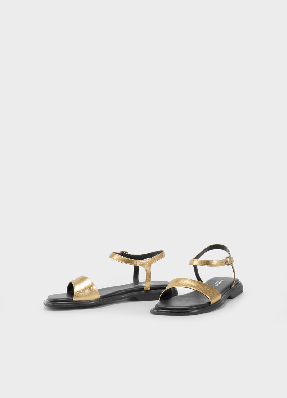 Izzy sandals Gold metallic leather