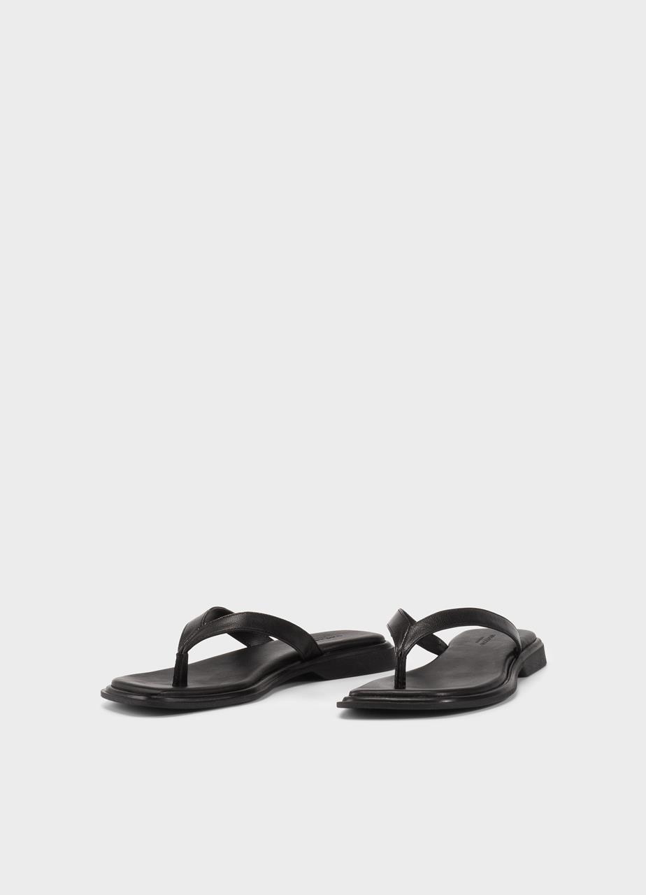 Izzy sandals Black leather