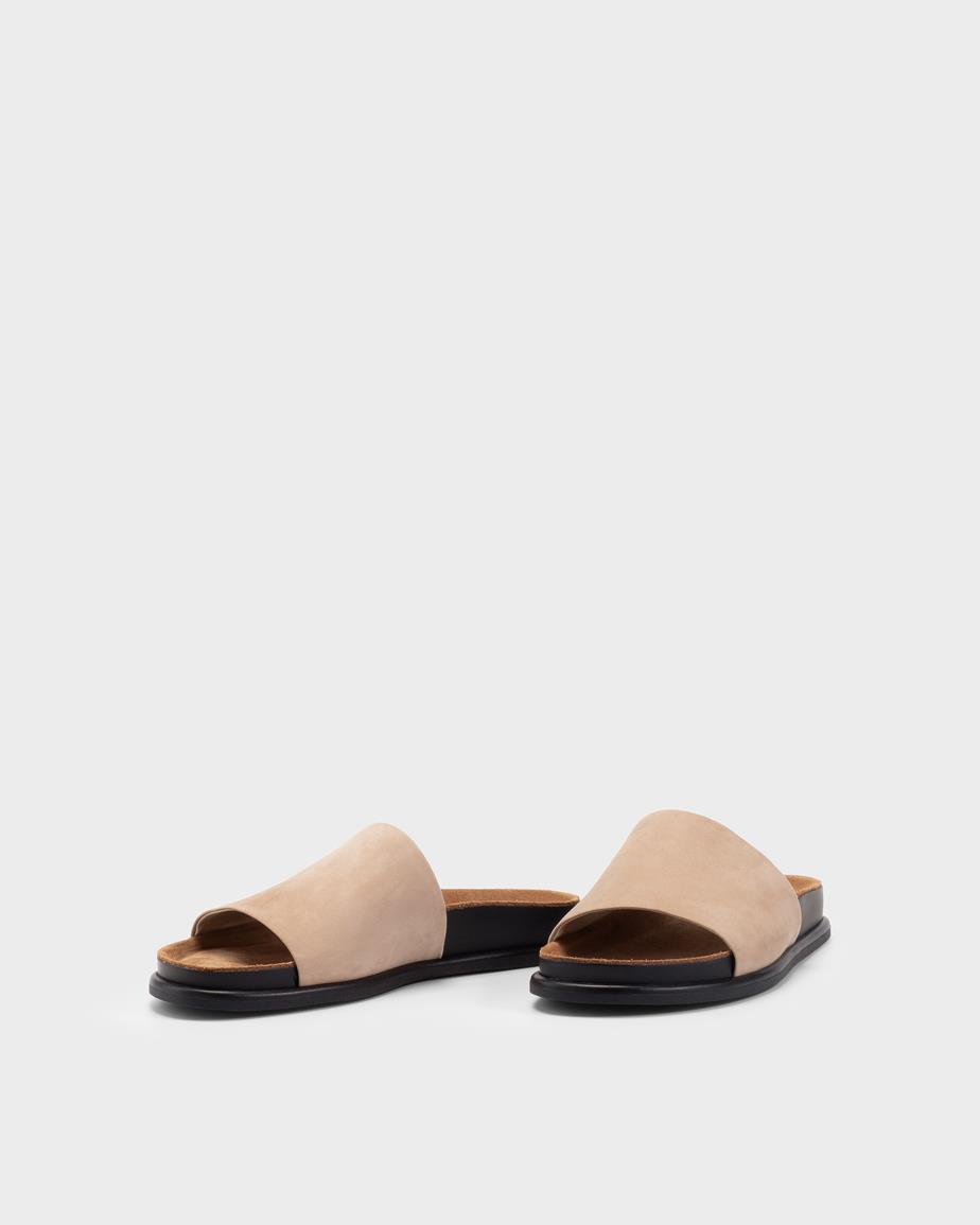 Effie sandaler Beige, Nubuck
