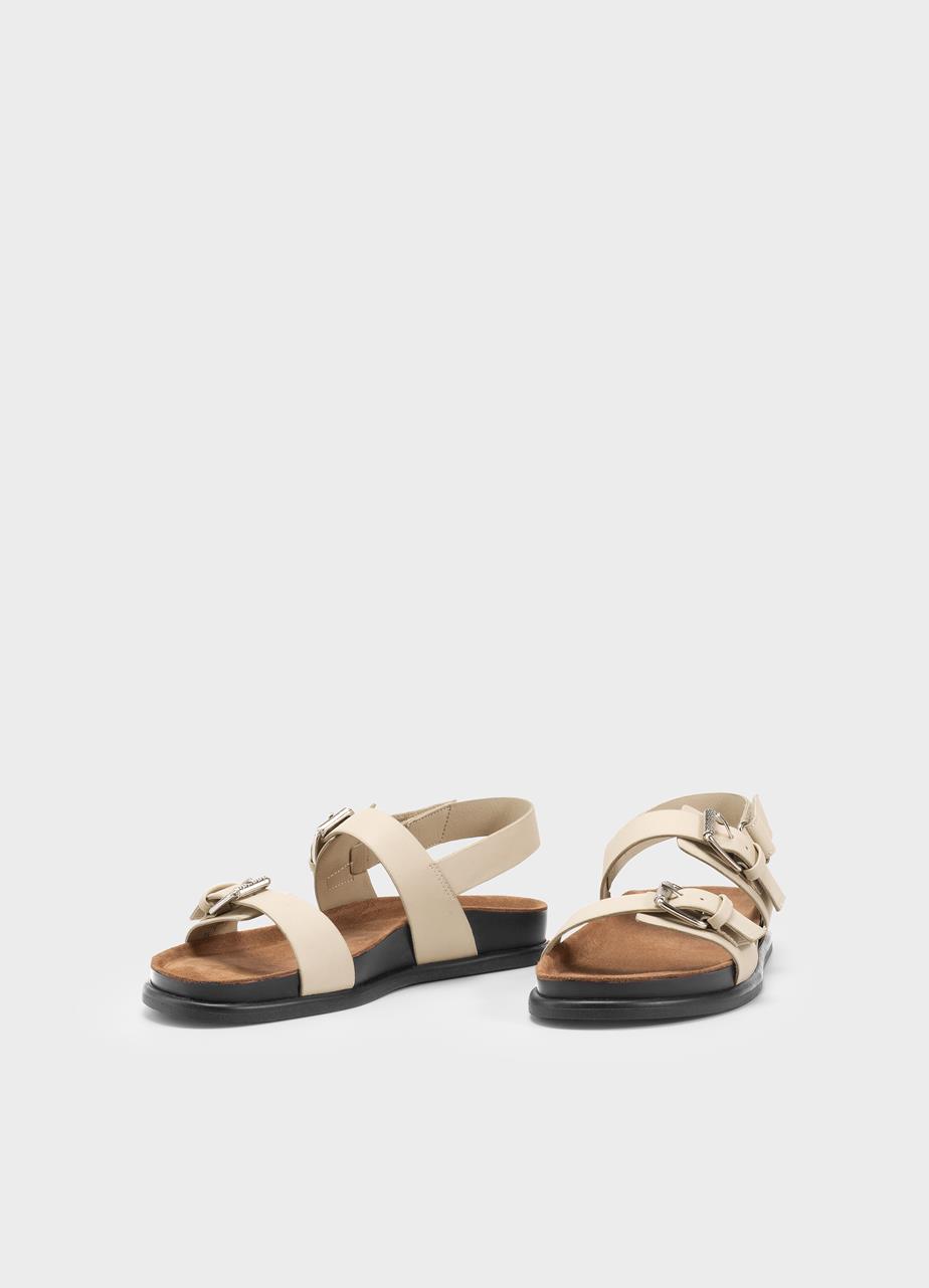 Effie sandals Off-White leather