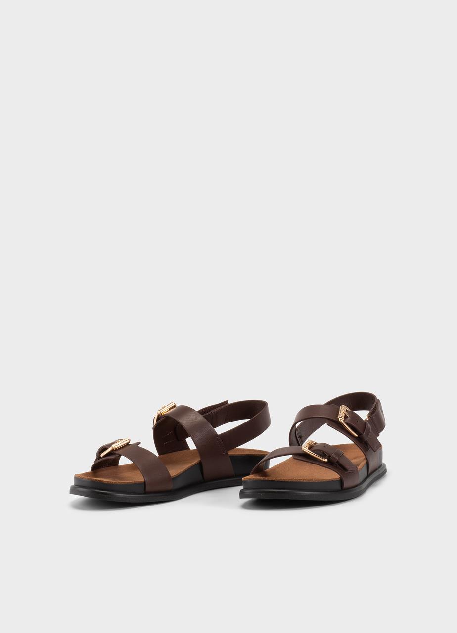 Effie sandals Brown leather