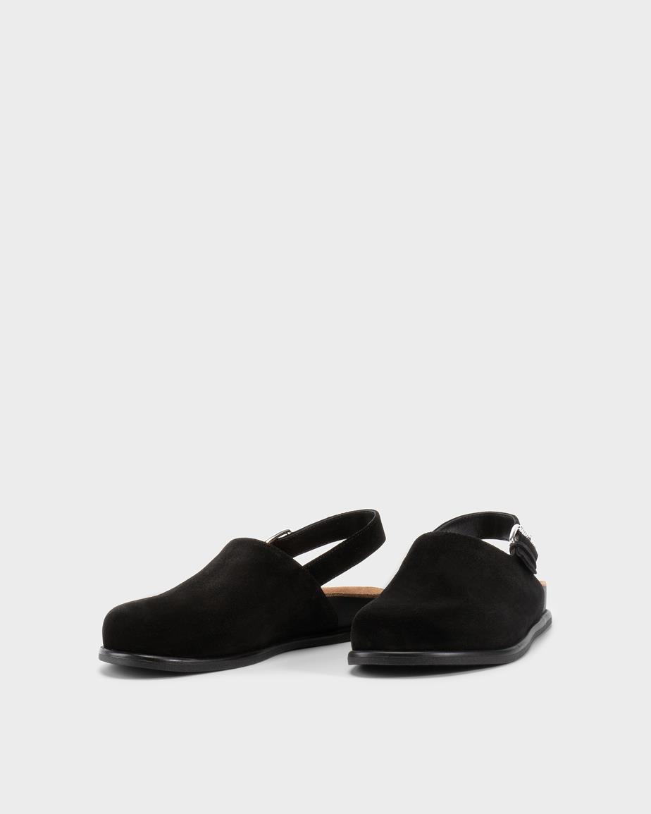 Effie mules Black, Suede
