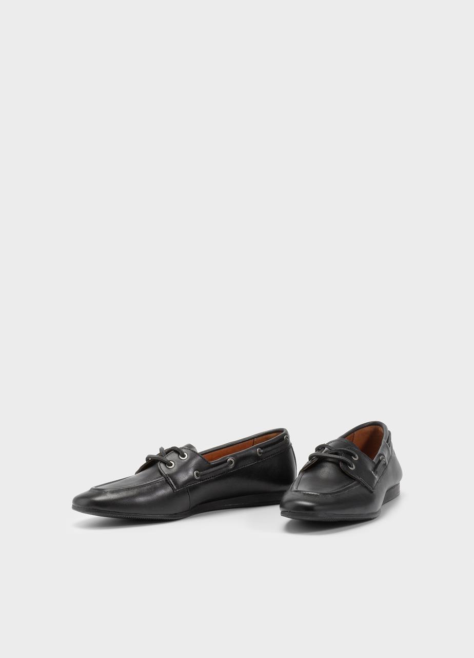 Hillary schoenen ZWART LEER