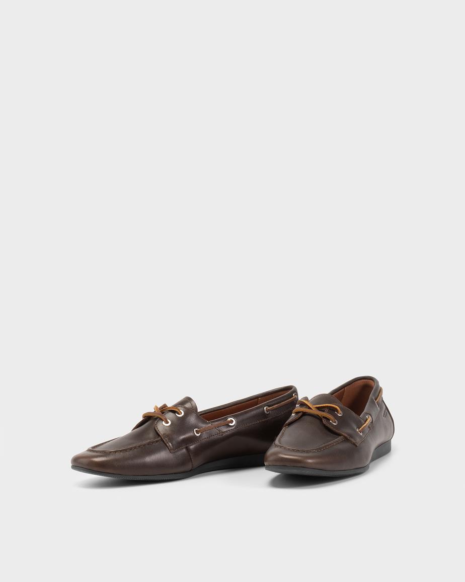 Hillary shoes Brown, Brush-Off Leather