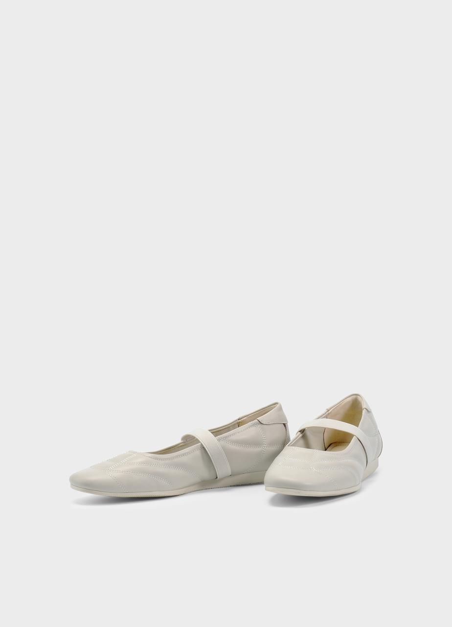 Hillary shoes Off-White leather