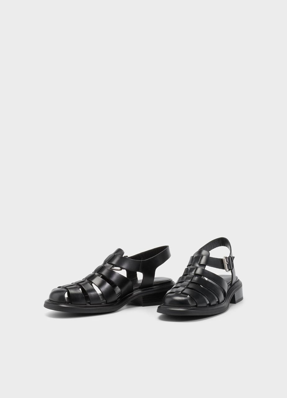 Ellis sandals Black leather