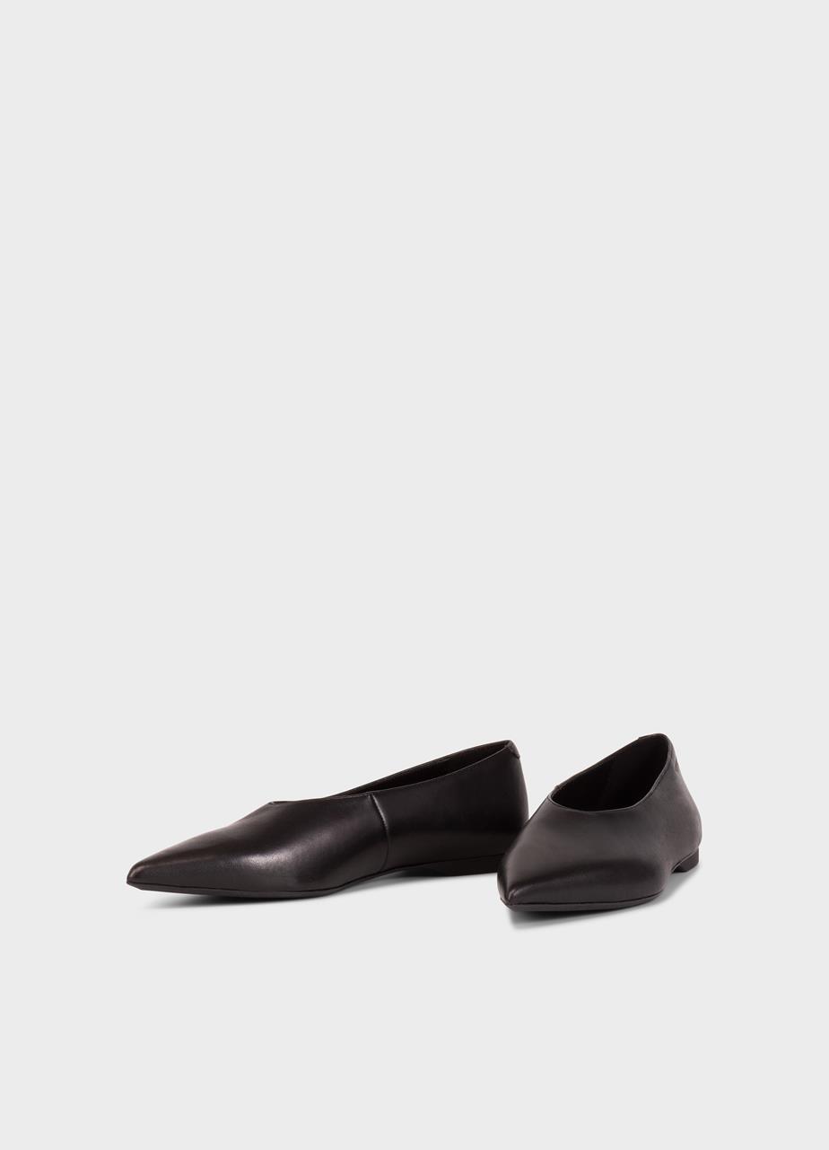 Hermine shoes Black leather