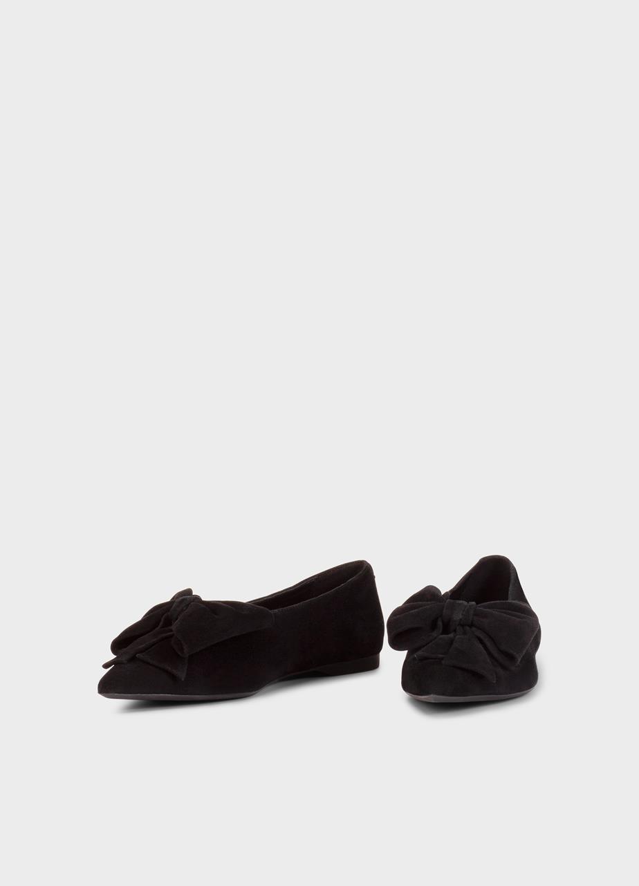 Hermine chaussures Noir daim