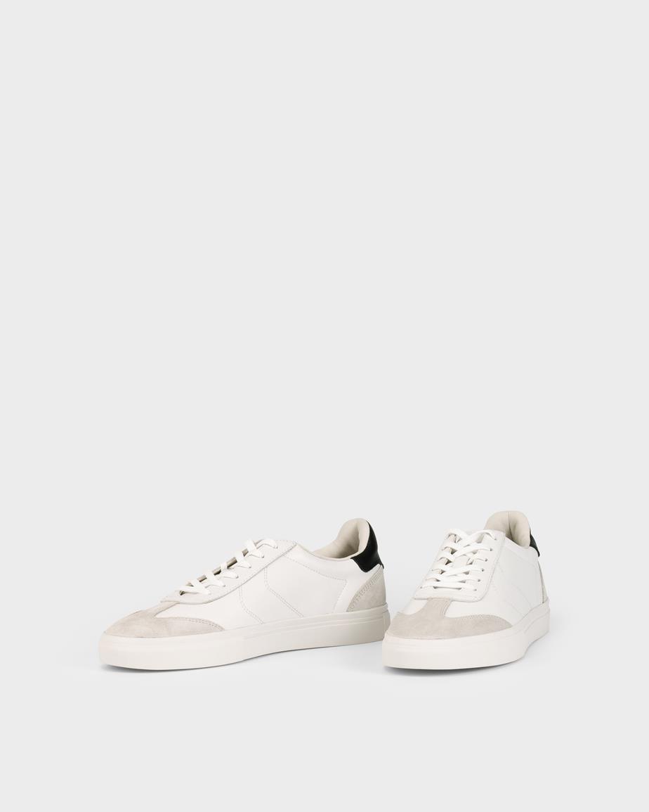 Cody sneakers Bianco, Pelle/Combinata