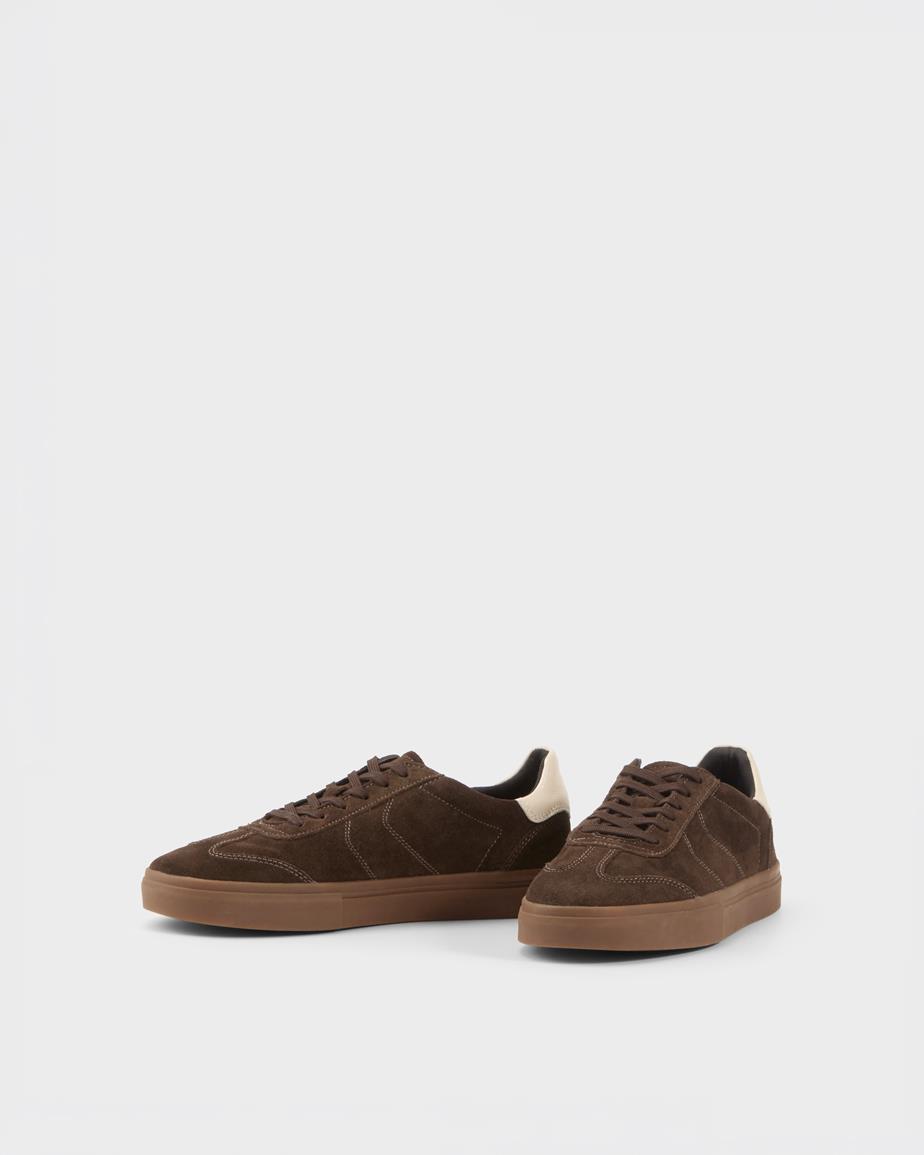 Cody sneakers Dark Brown, Suede/Comb