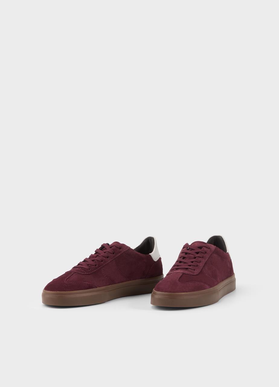 Cody baskets ROUGE FONCÉ DAIM/COMB