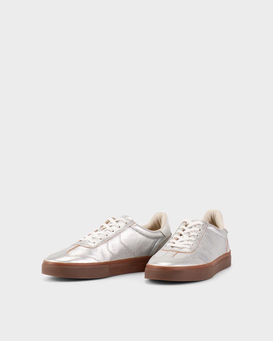 Cody sneakersy Srebrny, Skóra Metalizowana