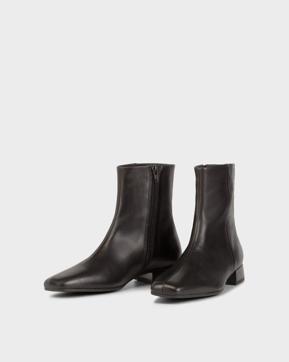 Mona stiefeletten Schwarzes, Leder