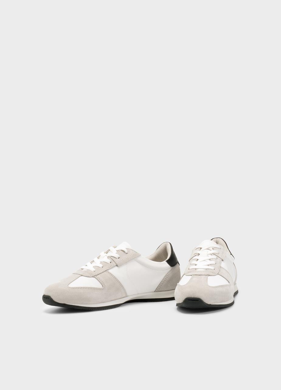 Yasmin sneakers Bianco pelle/tessuto