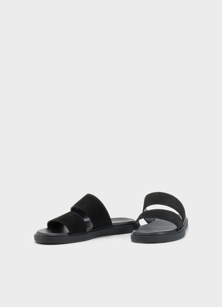 Mason sandals Black nubuck