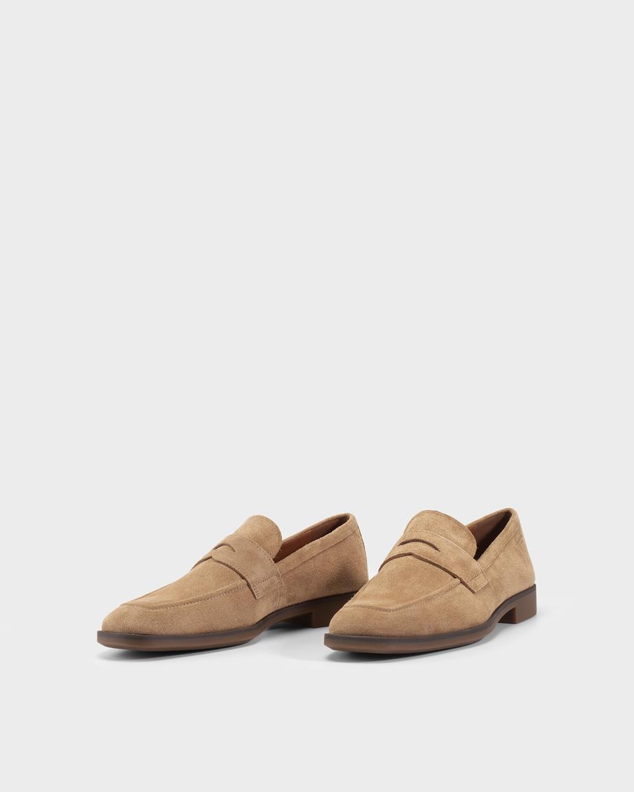 Troy loafers Lichtbruin, Suède