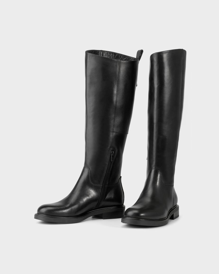 Freya tall boots Black, Leather