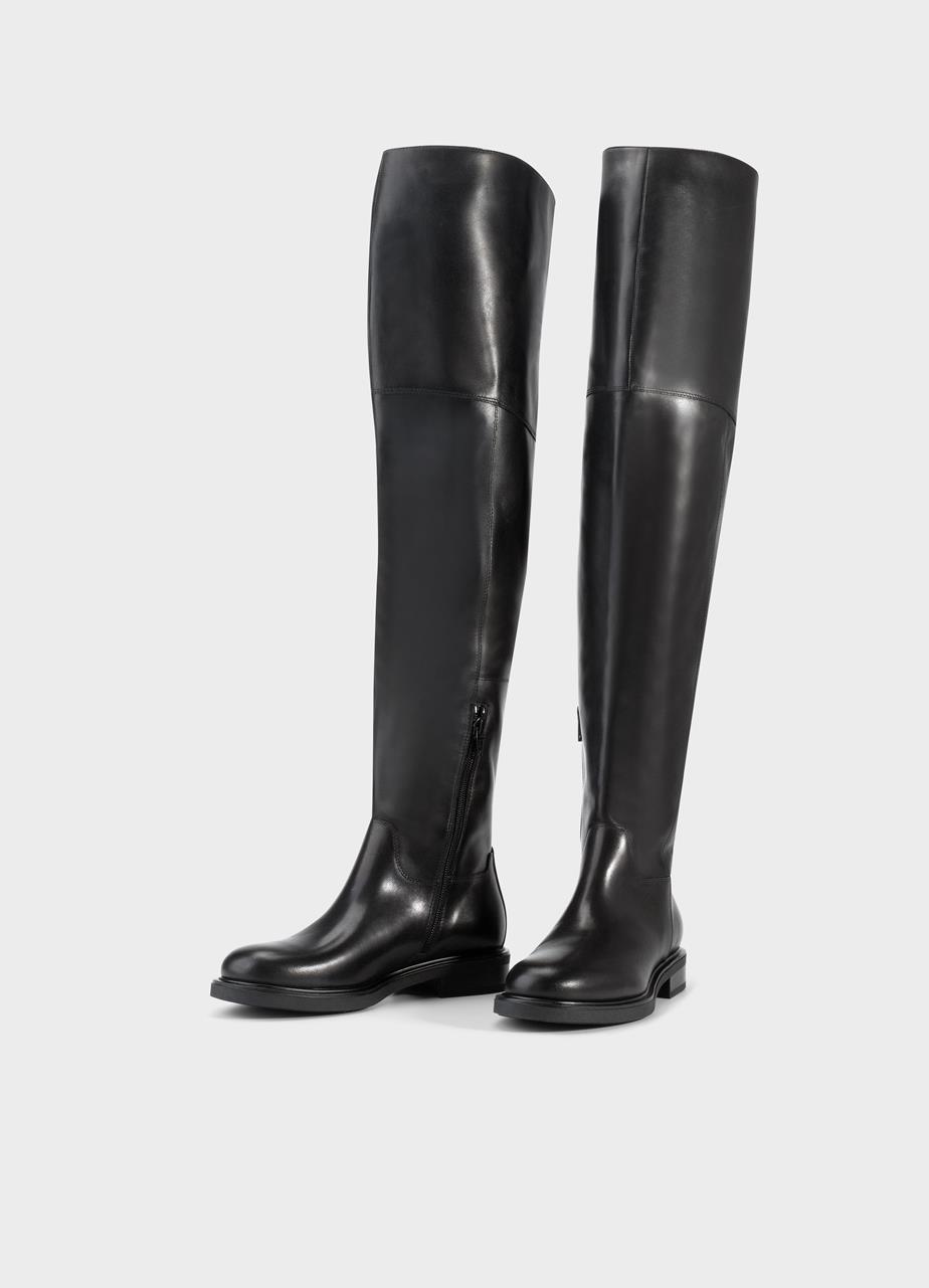 Freya tall boots BLACK LEATHER