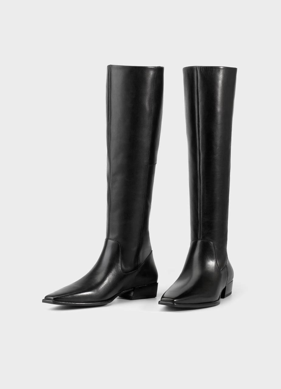 Nella tall boots BLACK LEATHER