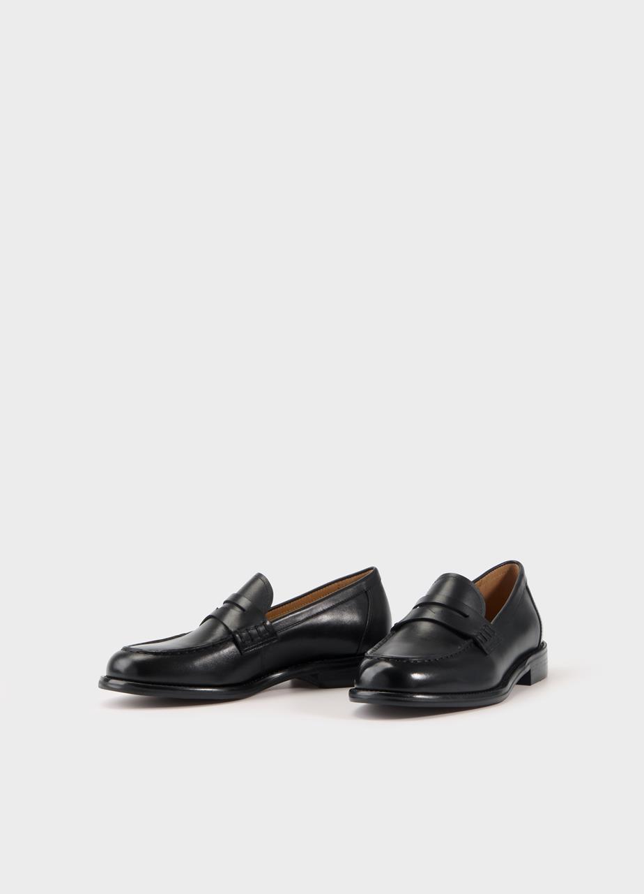 Linn loafer SVART SKINN