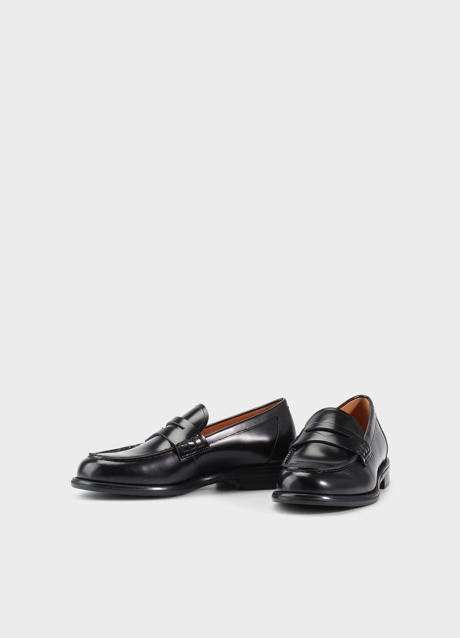 Linn loafers BLACK POLISHED LEATHER