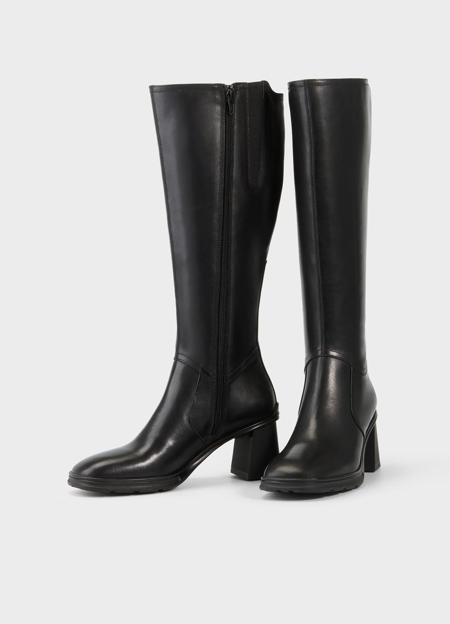 Janine tall boots BLACK LEATHER