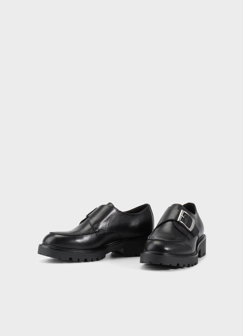 Kenova schoenen ZWART LEER