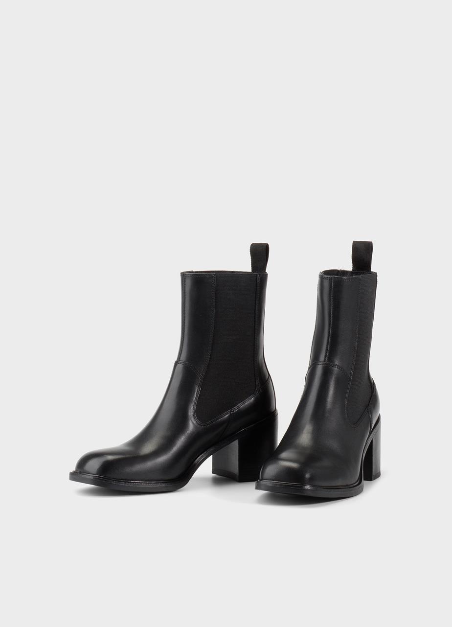 Meryl boots BLACK LEATHER