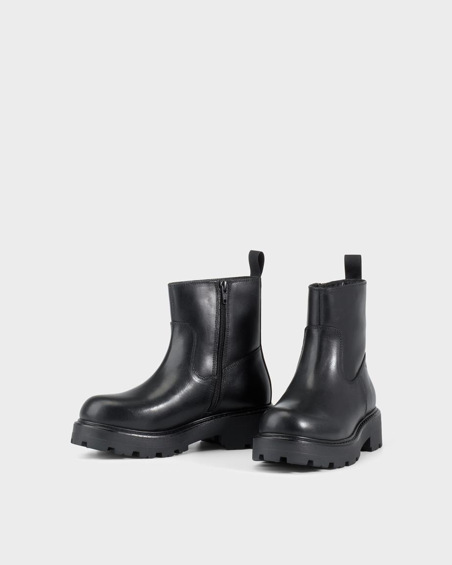Cosmo 2.0 stiefel Schwarzes, Leder