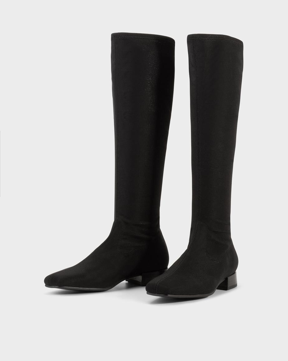 Mona stivali alti Nero, Elastico