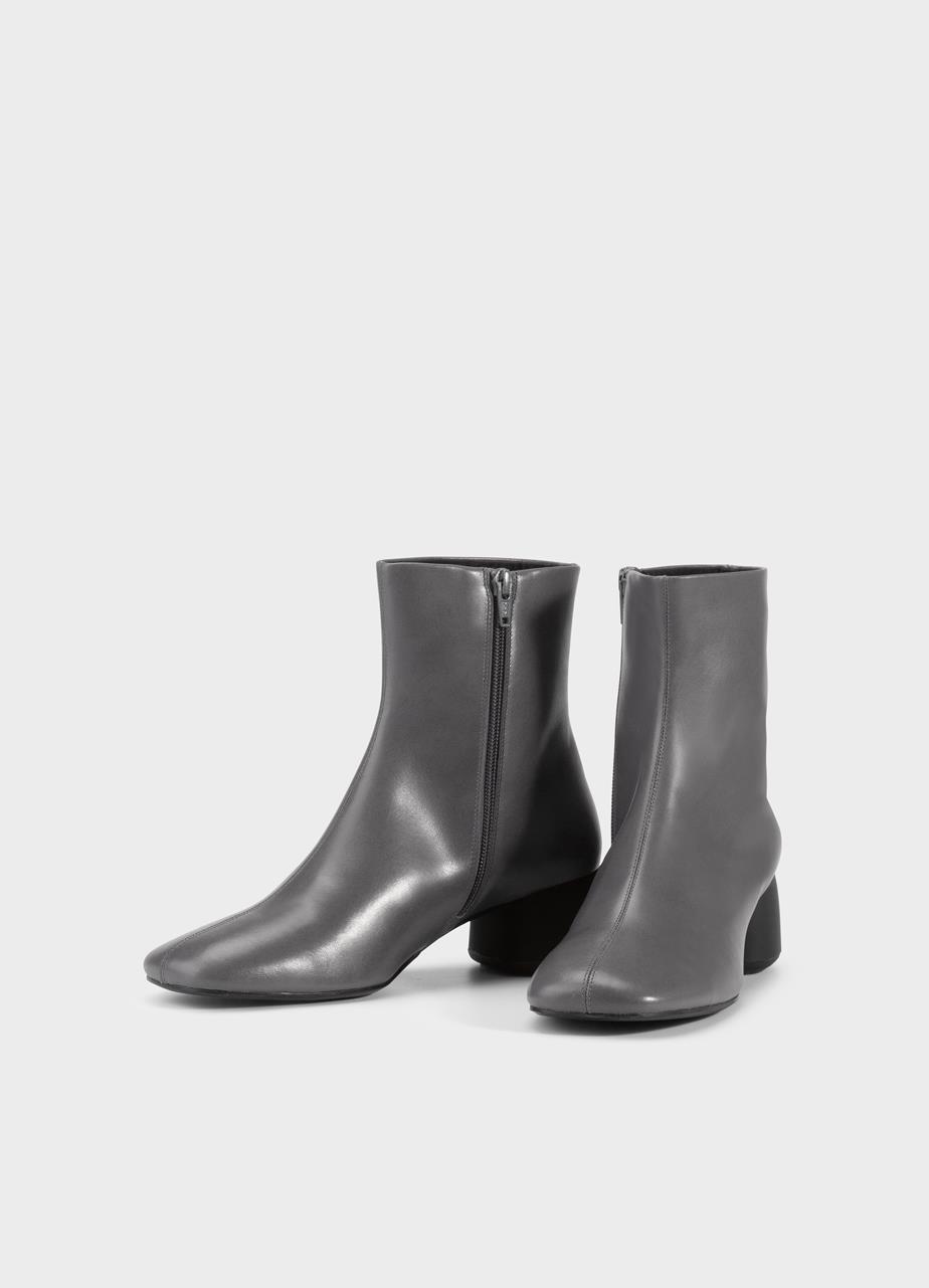 Livia stiefeletten DUNKELGRAU LEDER