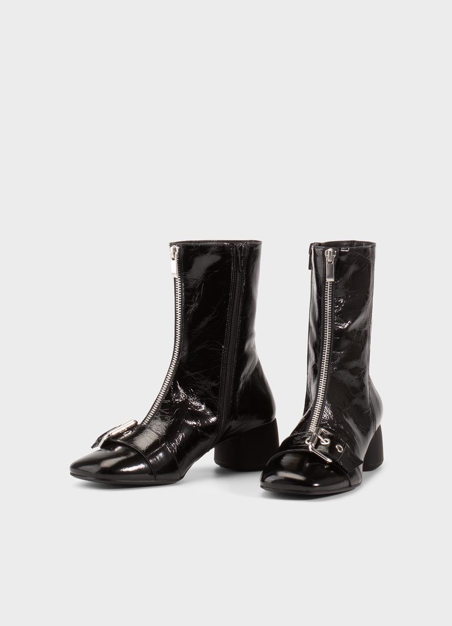 Livia ankle boots BLACK PATENT LEATHER