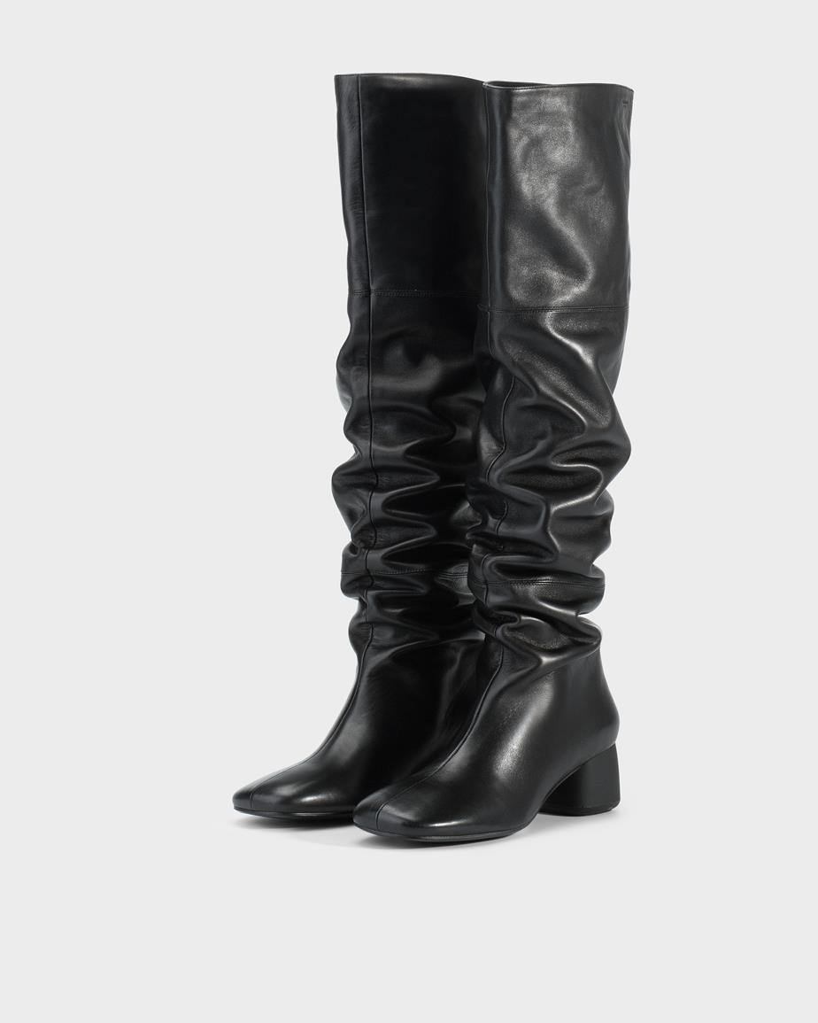 Livia tall boots Black, Leather
