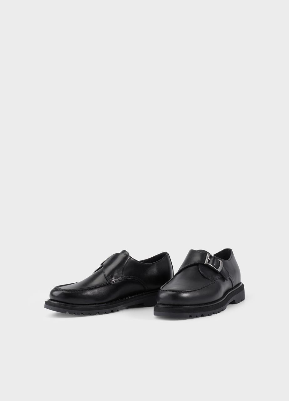 Jay scarpe NERO PELLE