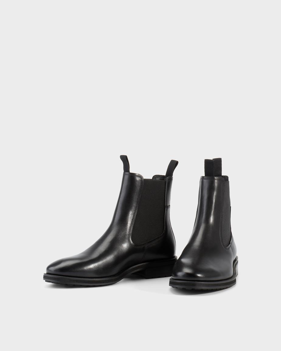 Brian boots Black, Leather