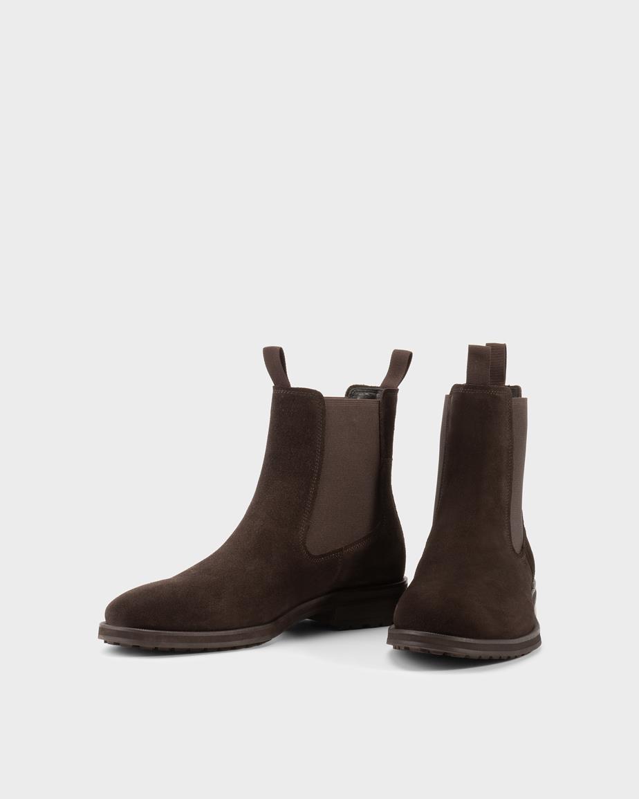 Brian boots Dark Brown, Suede