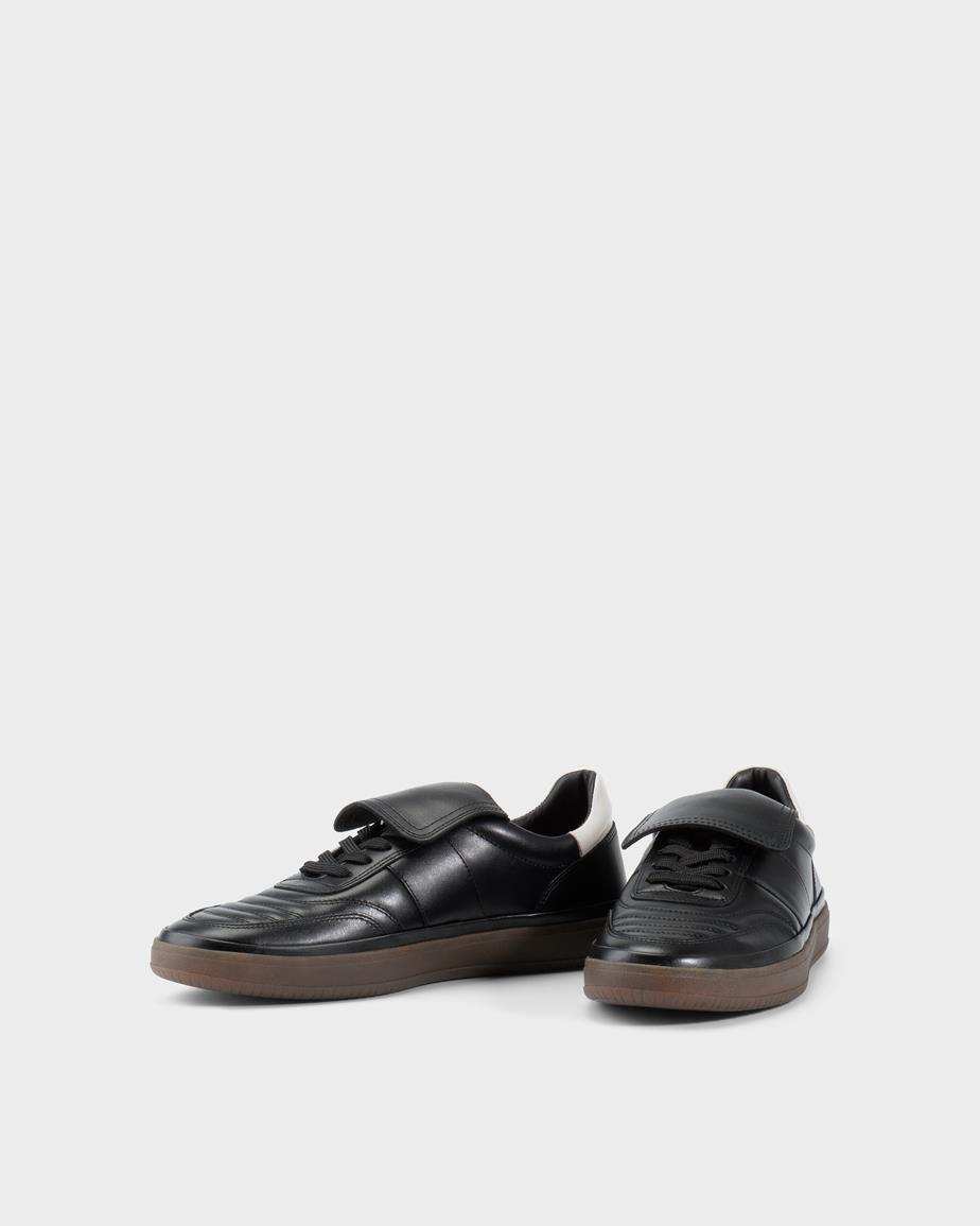 Leo sneakers Zwart, Leer