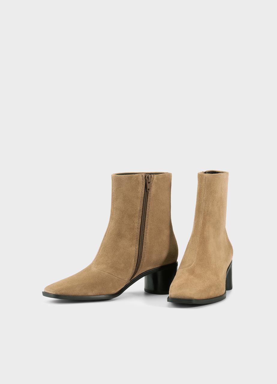 Fay ankle boots Beige, Suede