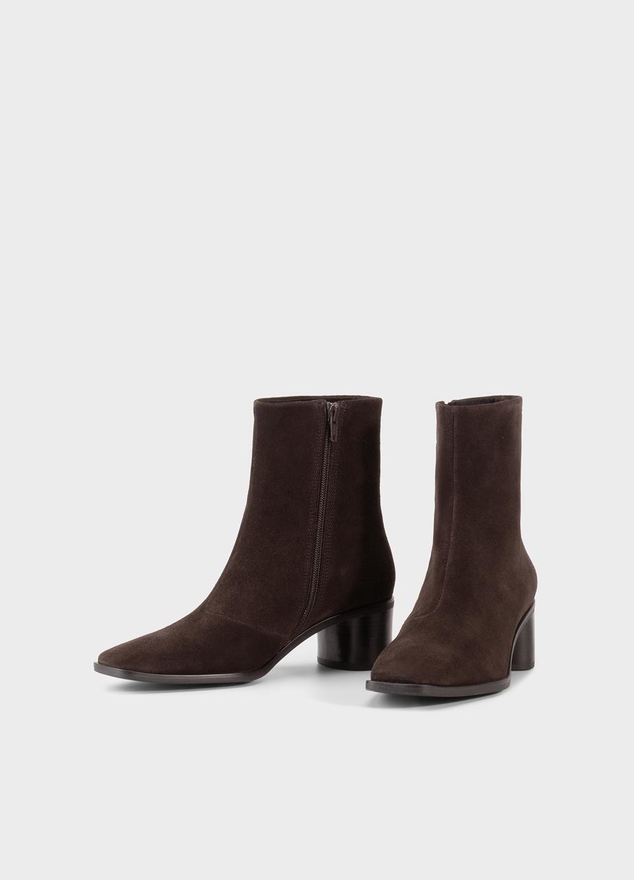 Fay ankle boots Dark Brown, Suede