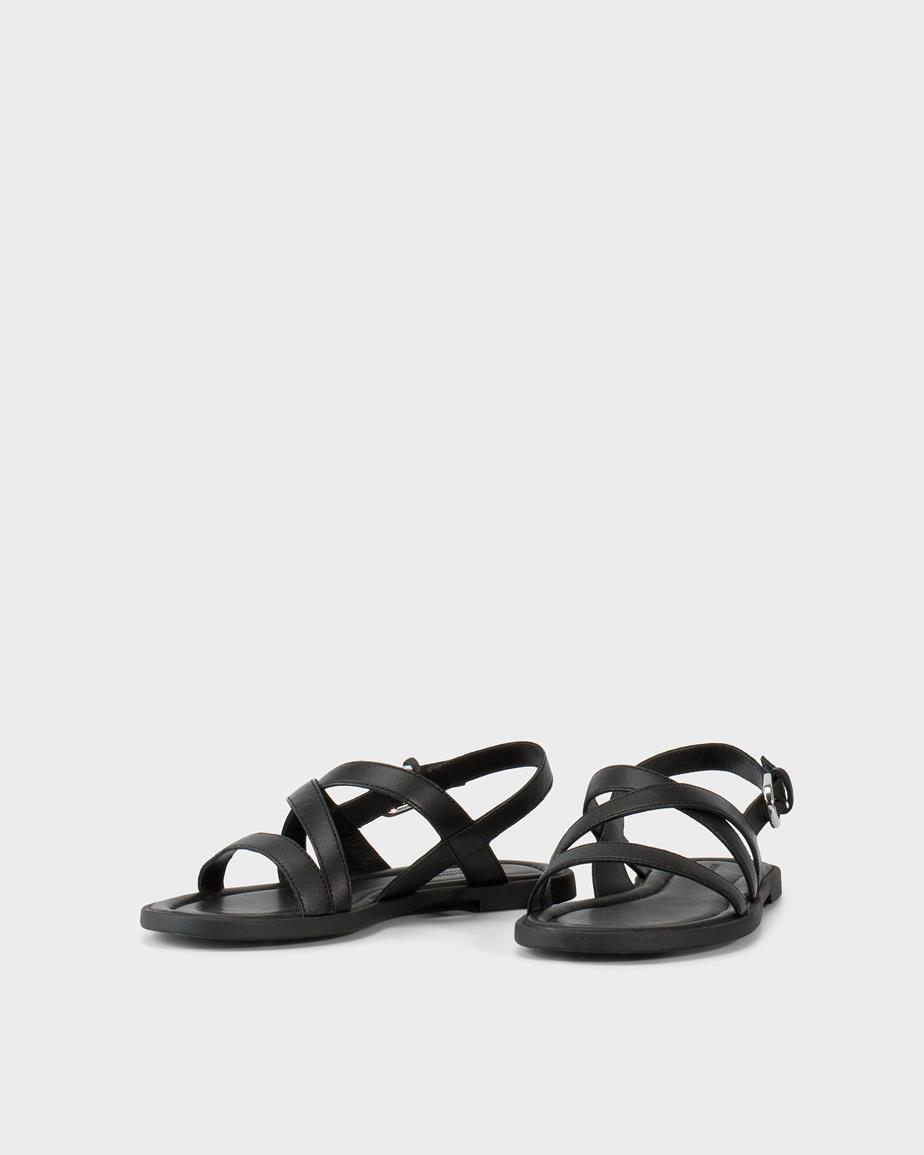 Zaida sandaler Svart, Skinn