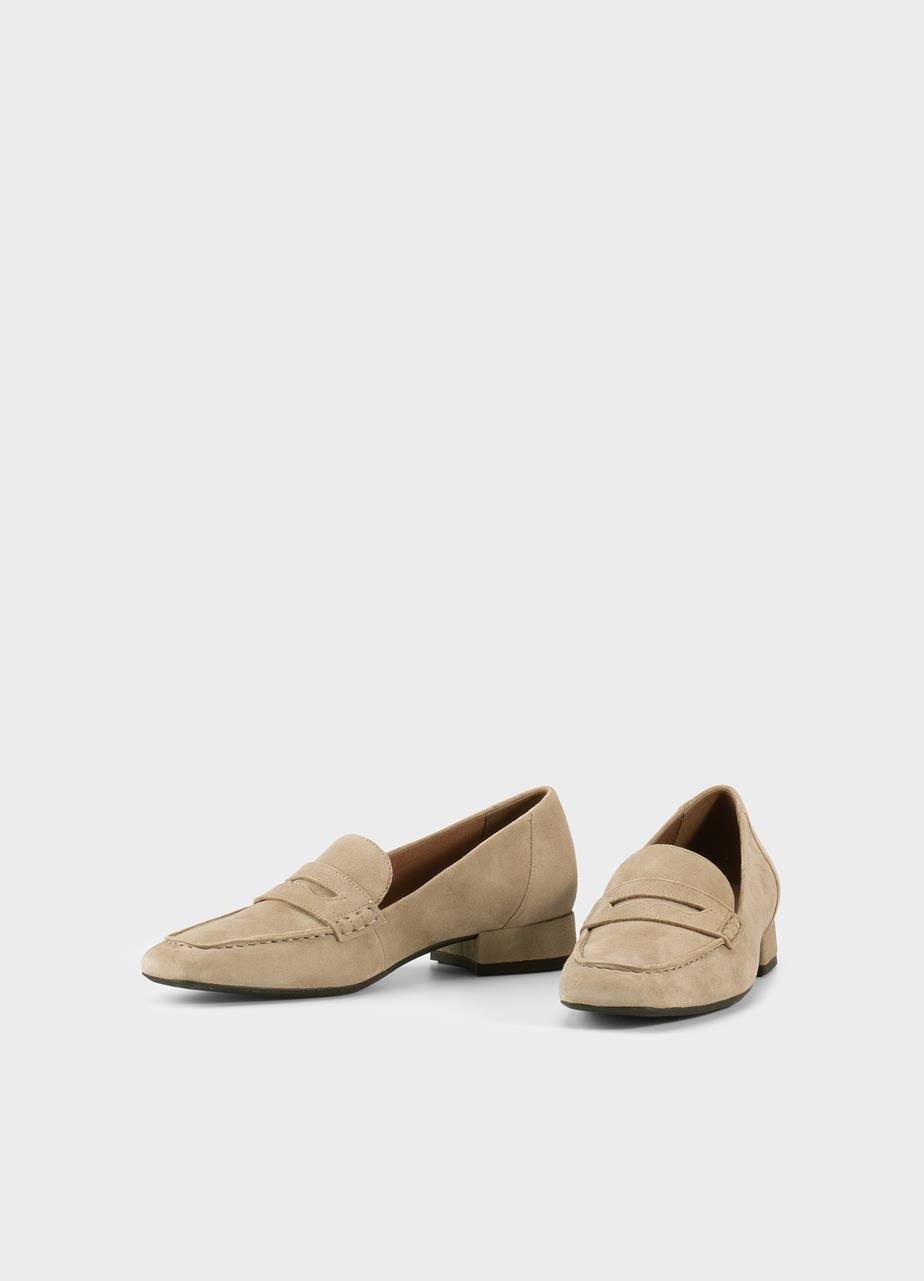 Debbi loafers Beige, Suede