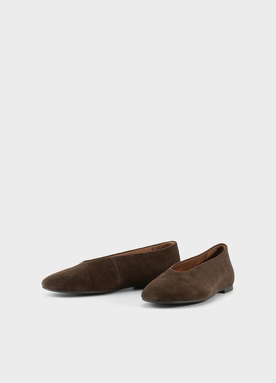 Aleya ballet flats Brown, Suede
