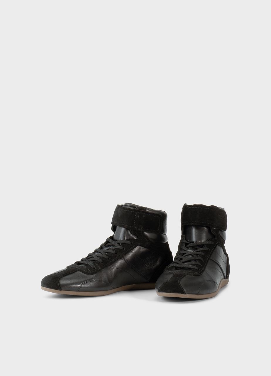 Hollie sneakers Black, Suede/Leather